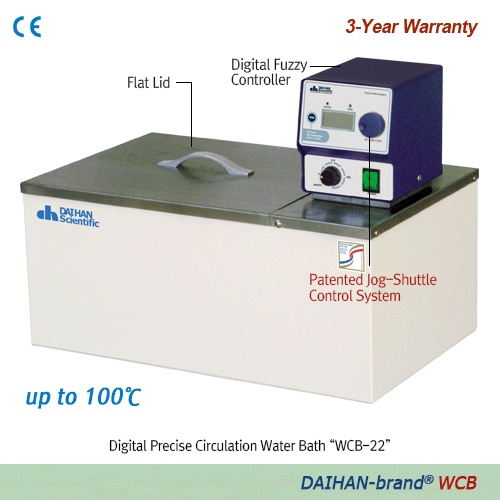 Bể ổn nhiệt tuần hoàn kỹ thuật số 22lit WCB-22 230V DH.WCB00122