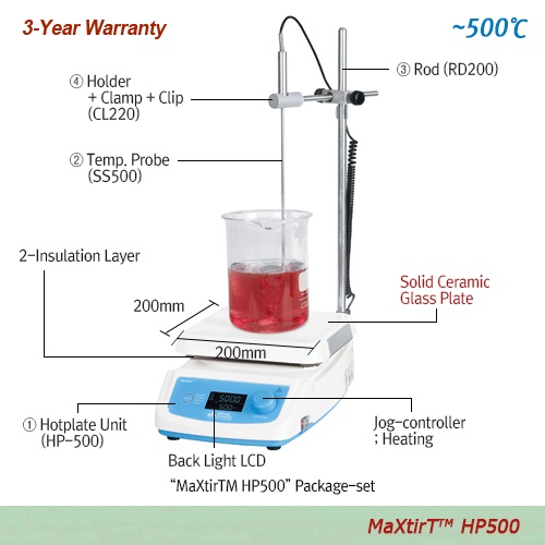 Bếp điện gia nhiệt nhiệt độ cao 500℃ MaXtirTM HP500 set DH.WHP01500