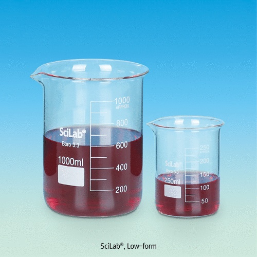 Cốc thủy tinh dạng lùn có mỏ Scilab SL.Bea1020 0