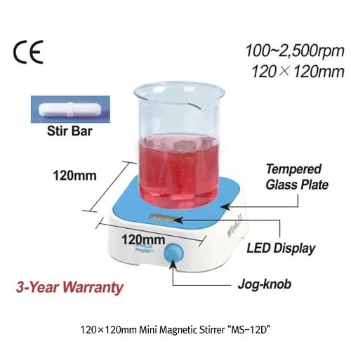 Máy khuấy từ kỹ thuật số Mini 120×120 MS-12D. DH.StiM012 0