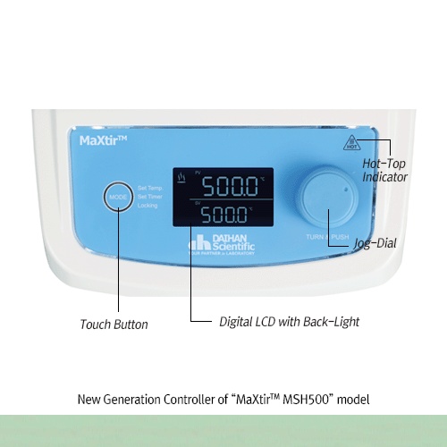 Máy khuấy từ gia nhiệt, nhiệt độ cao 500℃ “MaXtirTM MSH500” DH.WMH01500 2