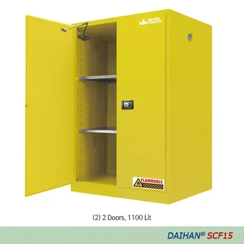 Tủ chống cháy 2 cửa tự đóng, 2 kệ, 1100 Lít DH.SCF15110S
